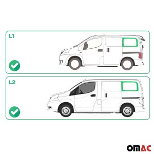 Nissan NV200 Rear Side Fixed Glass - Rear, Left - Omac - Galaxy - 2013